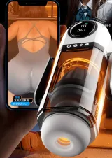 App-Controlled Telescopic Masturbator with LCD — thumbnail 7 of 12