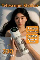 App-Controlled Telescopic Masturbator with LCD — thumbnail 9 of 12