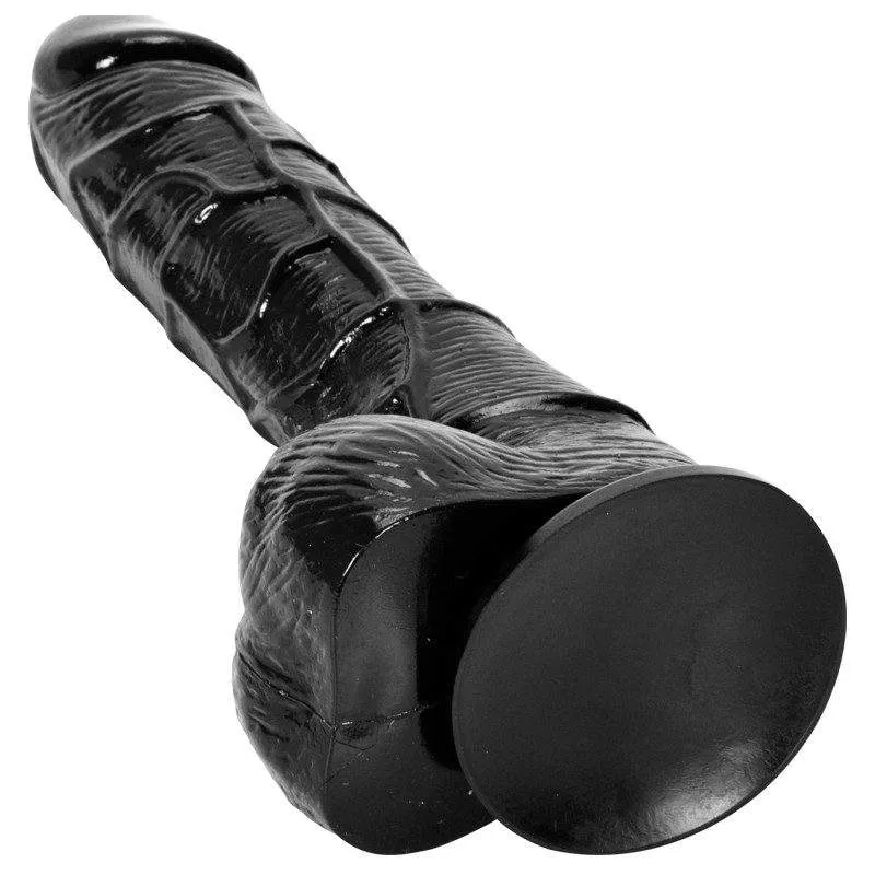 Black Realistic Dildo – 16 cm Bendable Waterproof Suction Cup Dildo — image 6 of 12