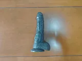 Black Realistic Dildo – 16 cm Bendable Waterproof Suction Cup Dildo — thumbnail 11 of 12