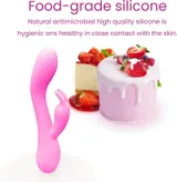 Dual Motor Rabbit Vibrator – 18.6 cm Pink G-Spot & Clitoral Vibrator — thumbnail 8 of 8