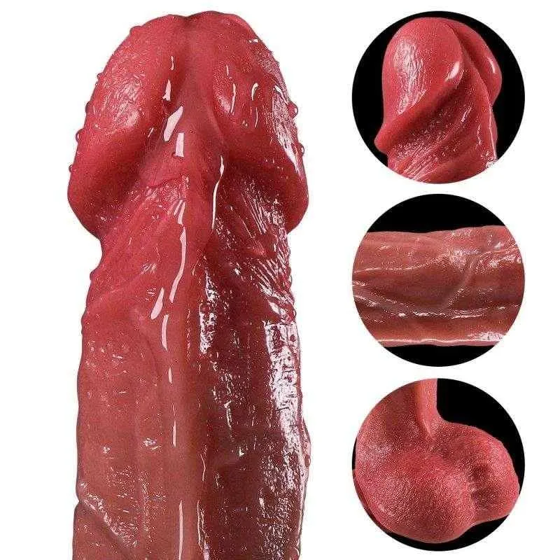 Liquid Silicone Realistic Dildo – 17 cm Bendable Suction Cup Dildo — image 6 of 10