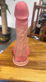 Liquid Silicone Realistic Dildo – 17 cm Bendable Suction Cup Dildo — thumbnail 8 of 10