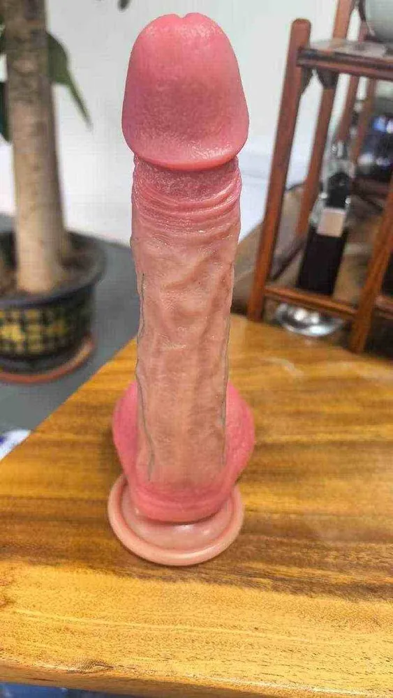 Liquid Silicone Realistic Dildo – 17 cm Bendable Suction Cup Dildo — image 8 of 10