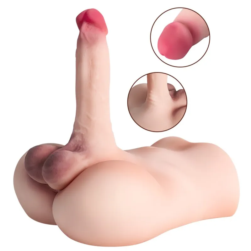 Male Torso Doll – 2.7 kg Half-Body Doll with 360° Bendable Dildo — image 8 of 11