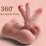 Male Torso Doll – 2.7 kg Half-Body Doll with 360° Bendable Dildo — thumbnail 10 of 11