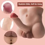 Male Torso Doll – 2.7 kg Half-Body Doll with 360° Bendable Dildo — thumbnail 11 of 11