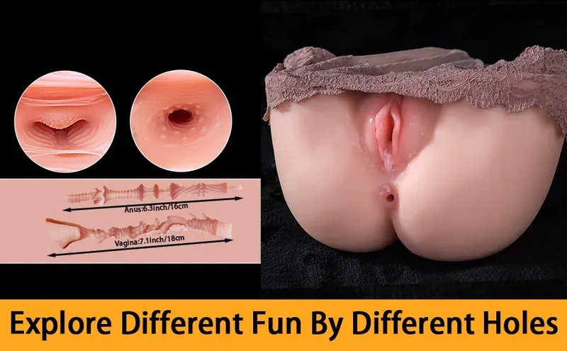Lower-Torso Doll with Two Textured Channels — image 4 of 15