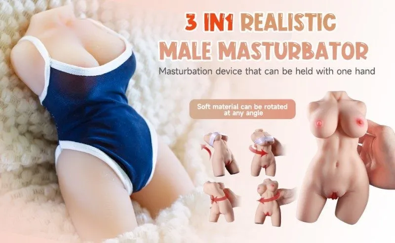 Half Body Torso Doll – 25 cm Realistic Torso Masturbator, 1.65 kg — image 10 of 10