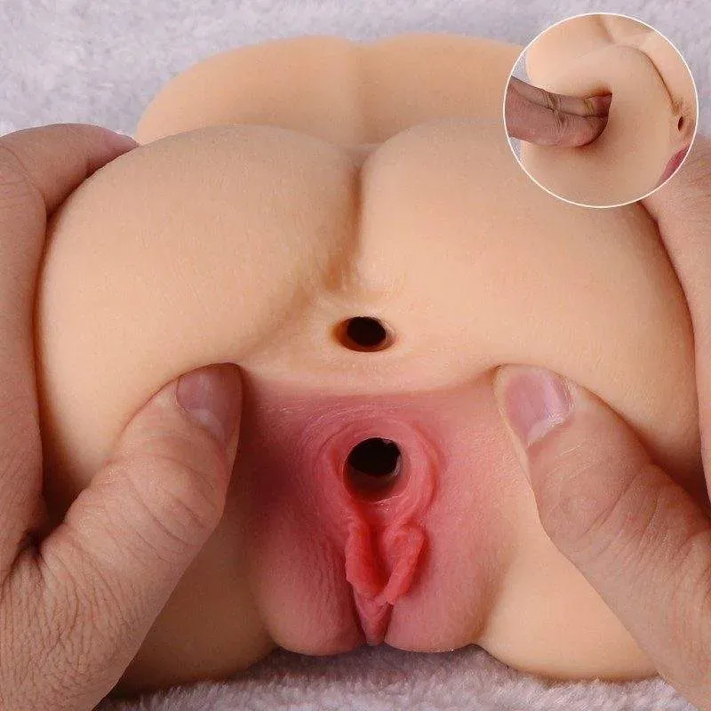 Compact TPE Hip Onahole with Two Openings — image 4 of 8