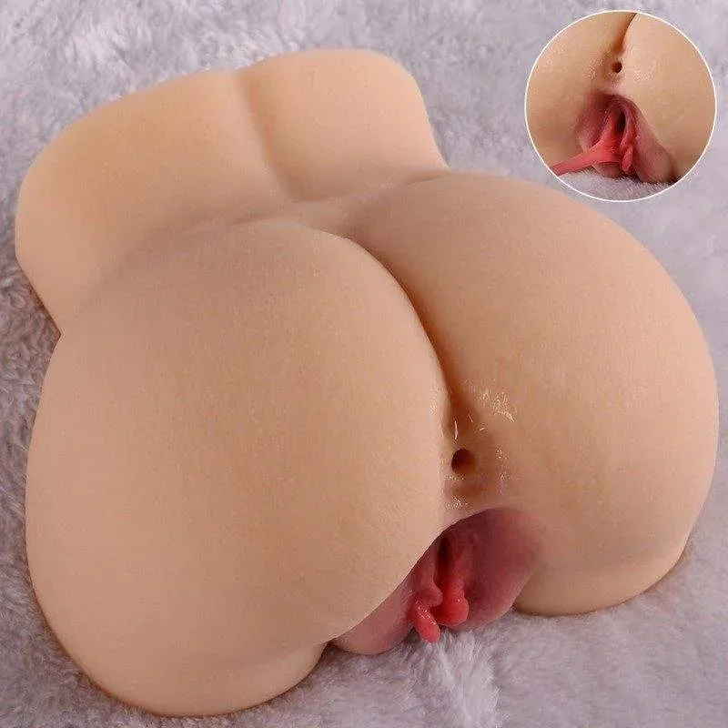 Compact TPE Hip Onahole with Two Openings — image 5 of 8