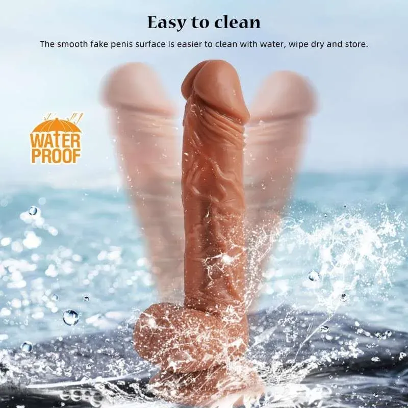 Thrusting and Vibrating Silicone Dildo with Heating — image 6 of 12