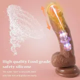 Thrusting and Vibrating Silicone Dildo with Heating — thumbnail 8 of 12
