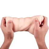 Two-Hole Dual Channel Male Masturbator — 17.5 cm, 700 g — thumbnail 6 of 7