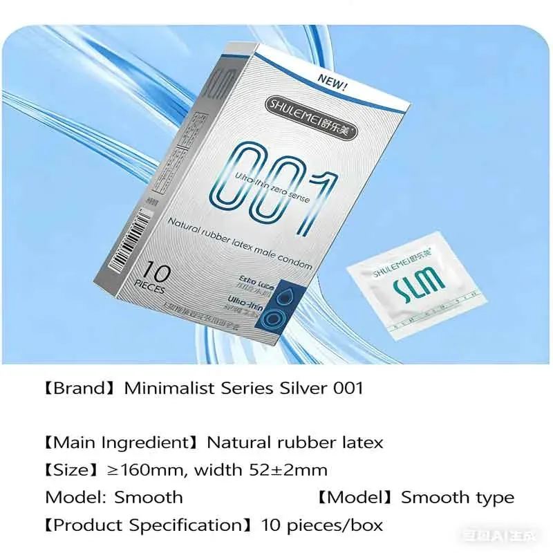 Ultra-Thin Latex Condoms — Box of 10