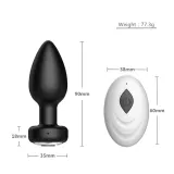 Wireless Crystal-Base Anal Plug — 9 cm, 10 Modes — thumbnail 6 of 7